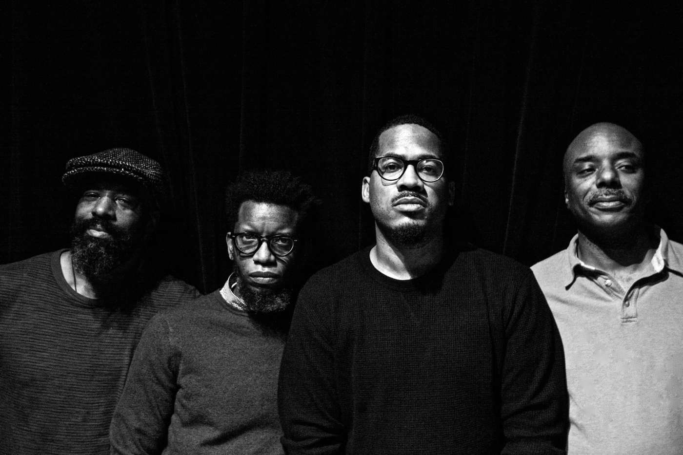James Brandon Lewis Quartet: Brad Jones, Aruán Ortiz, James Brandon Lewis, Chad Taylor